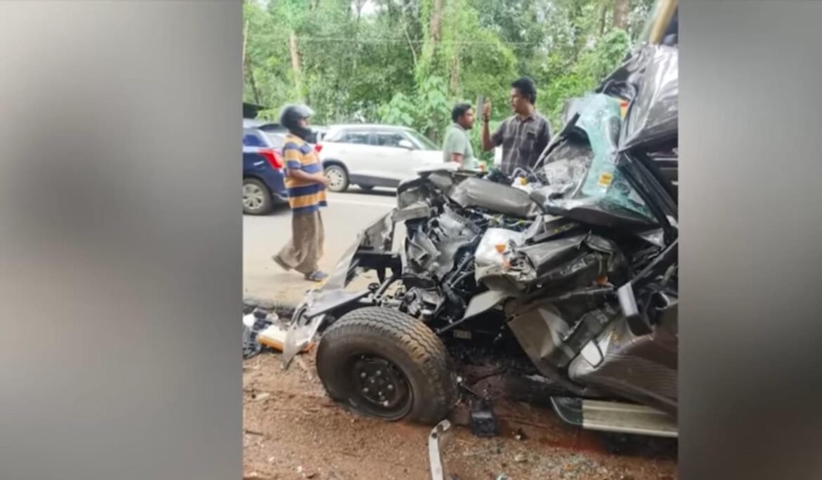 പാലാ–തൊടുപുഴ റൂട്ടിൽ അപകടം; നാല് ആലപ്പുഴ സ്വദേശികൾ ആശുപത്രിയിൽ