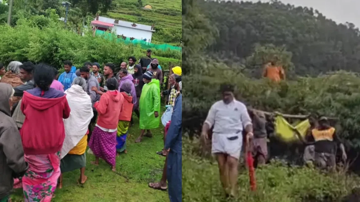 വട്ടവടയിൽ കനത്ത മണ്ണിടിച്ചിൽ: രണ്ട് മരണം